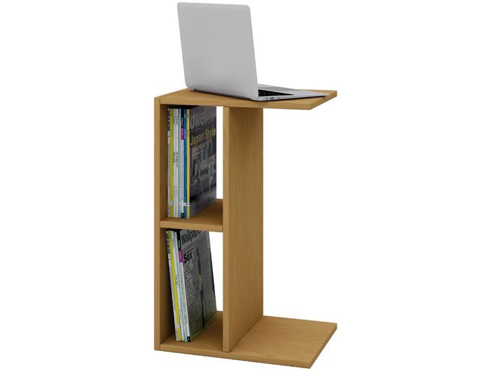 Couchtisch VCM Holz Beistelltisch Couchtisch Sofatisch Nachto , braun (buche), B:40cm T:30cm, Tische, Couchtisch