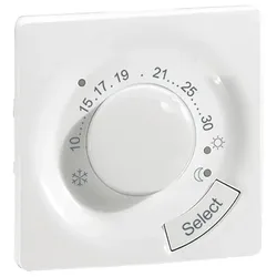Legrand 864167 Abdeckung Thermostat Niloe Step ultraweiß