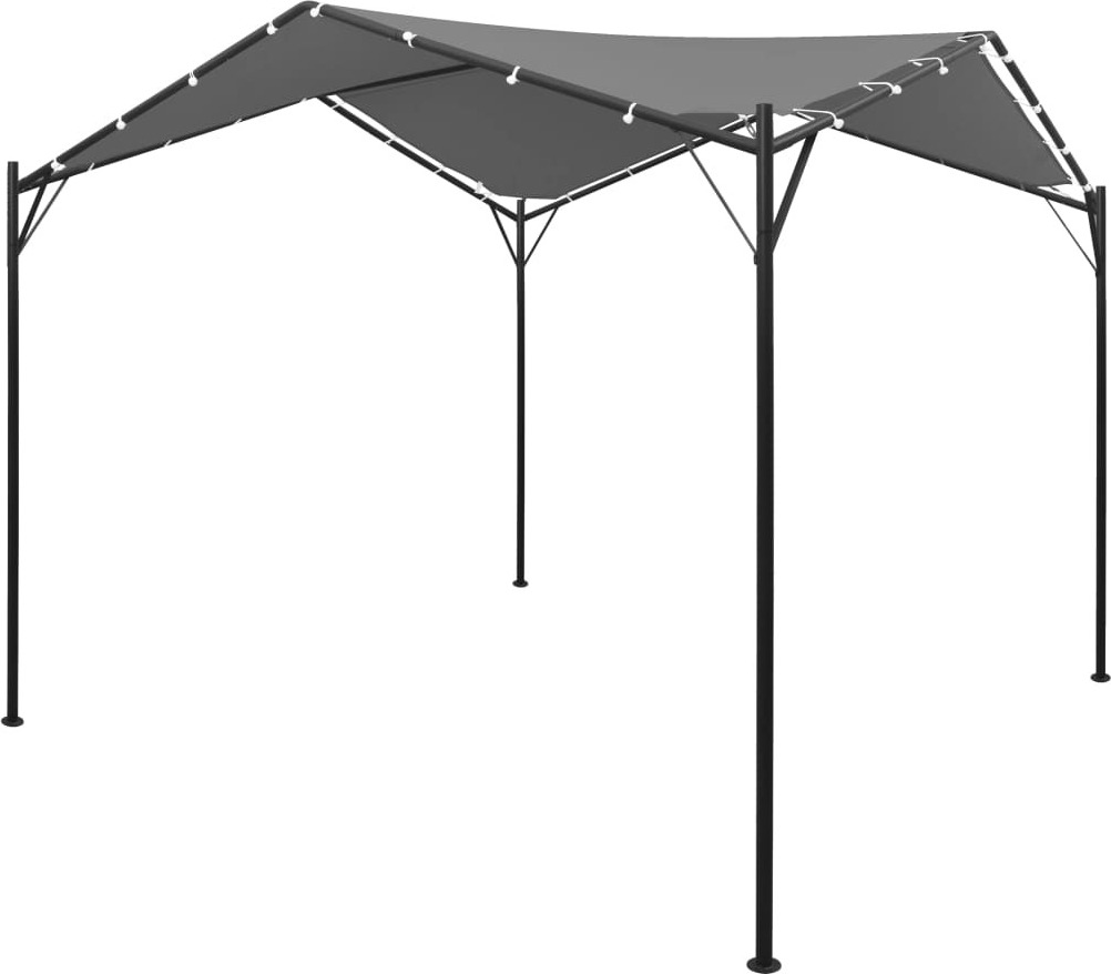 Gartenpavillon Anthrazit 4x4 m