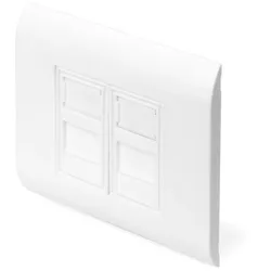Digitus Leerdose für Keystone Module, Rahmen 80x80mm, Französischer Typ