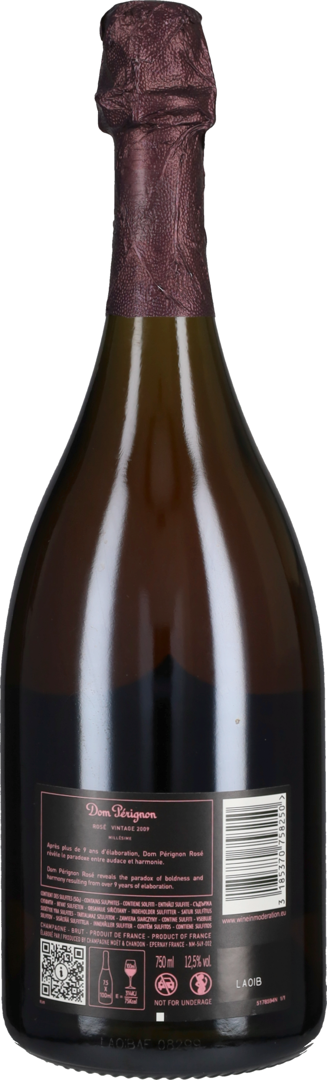 Champagne Rosé Brut 'Vintage' Dom Perignon 2009