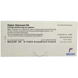 Hepar Stannum D 4 Ampullen 8 St