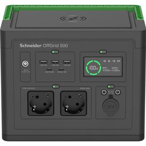 APC Powerstation PPS500, 517 Wh Akkukapazität, 11 Anschlüsse, Ausgangsleistung 500 W