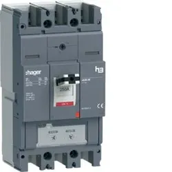 Hager HMJ250DR Leistungschalter h3 x630 TM 3x250A 50kA