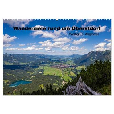 Wanderziele rund um Oberstdorf (Wandkalender 2027 DIN A2 quer), CALVENDO Monatskalender