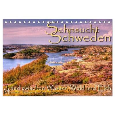 Sehnsucht Schweden - Sverige (Tischkalender 2026 DIN A5 quer), CALVENDO Monatskalender