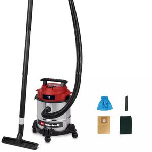Einhell Nass-Trockensauger TC-VC 1240 S, 12 Liter, 950 Watt, Edelstahlbehälter