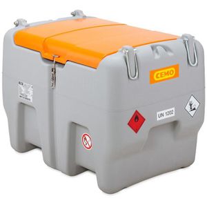CEMO Tankanlage 11918, mobil, mit ADR-Zulassung, 470 Liter, mit 12V E-Pumpe und Klappdeckel, Diesel