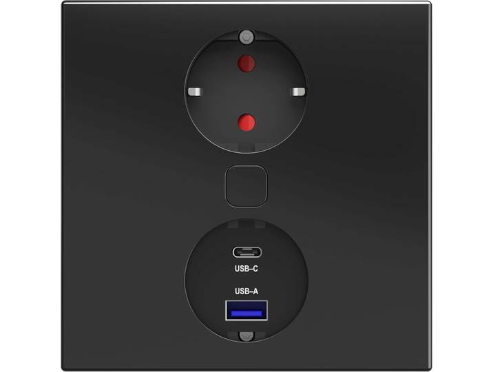 Einbausteckdose Küche USB A/C Küchensteckdose Duplex-Q Steckdose Büro