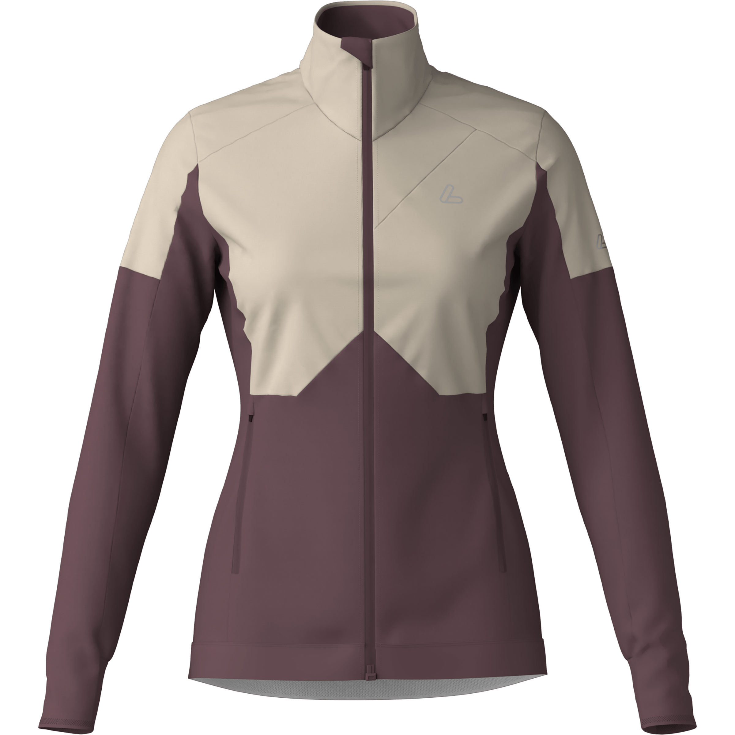 Löffler Pro Breeze Damen Softshelljacke blau Größe S Langlauf Klassik | Langlauf Skating Windabweisend