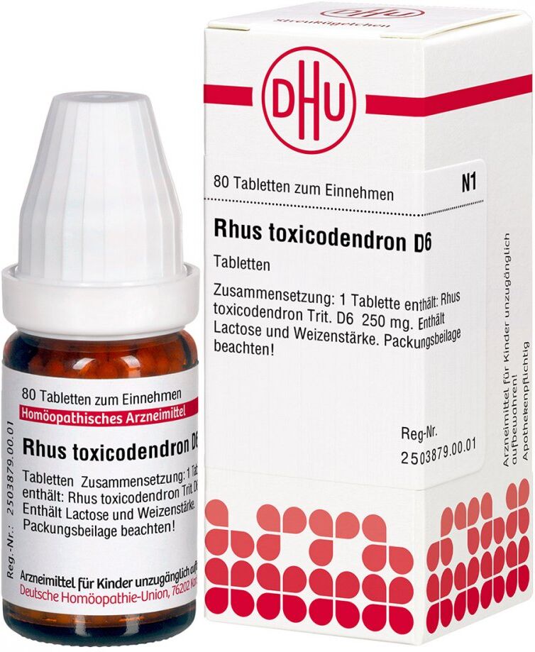 DHU Rhus Toxicodendron D6 Tabletten 80stk