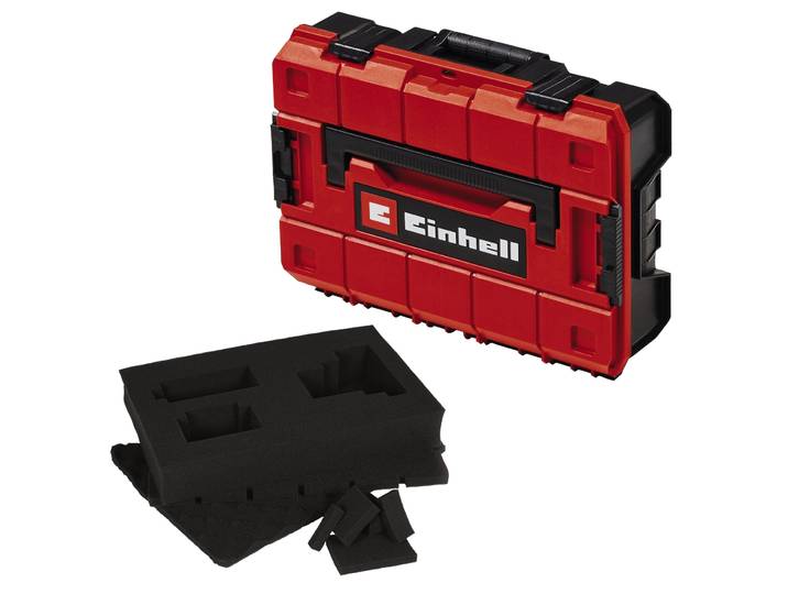 Werkzeugkoffer EINHELL E-Case S-F , rot (rot, schwarz), Kunststoff, Aufbewahrungsboxen, Werkzeugkoffer