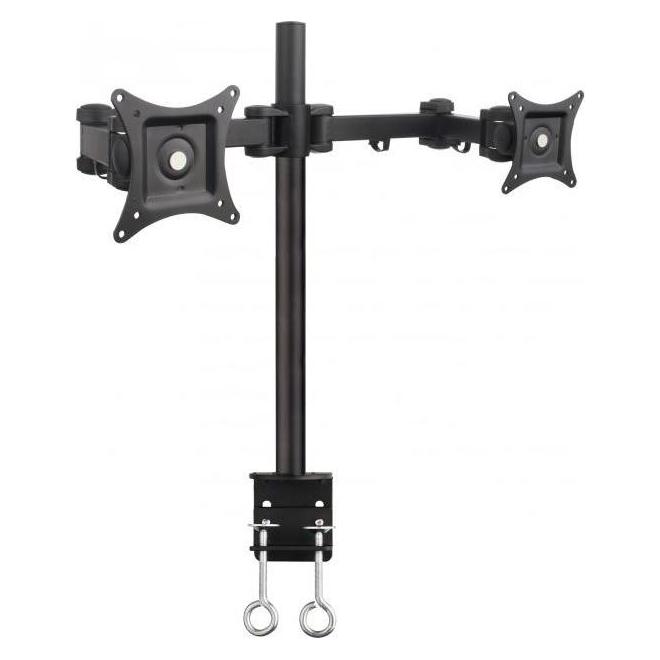 Techly 13-27" Desk Stand For 2 (Tisch, 31", 20 kg) (ICA-LCD-482-D)