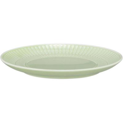Brotteller SELTMANN WEIDEN "Amina", grün, H:1,8cm Ø:16,3cm, Porzellan, Speiseteller, Teller, kleiner Teller, Kuchenteller mit Relief