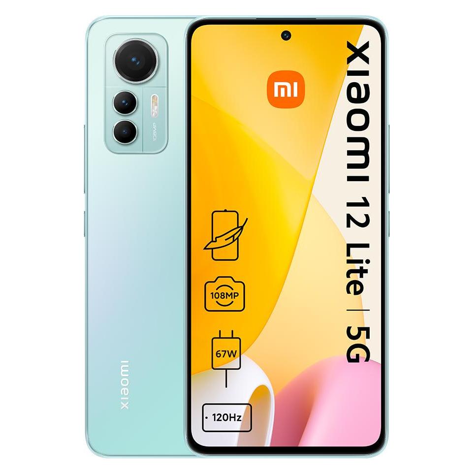 Xiaomi 12 Lite 5G (128 GB, Lite Green, 6.55", Dual SIM, 5G) (39610)