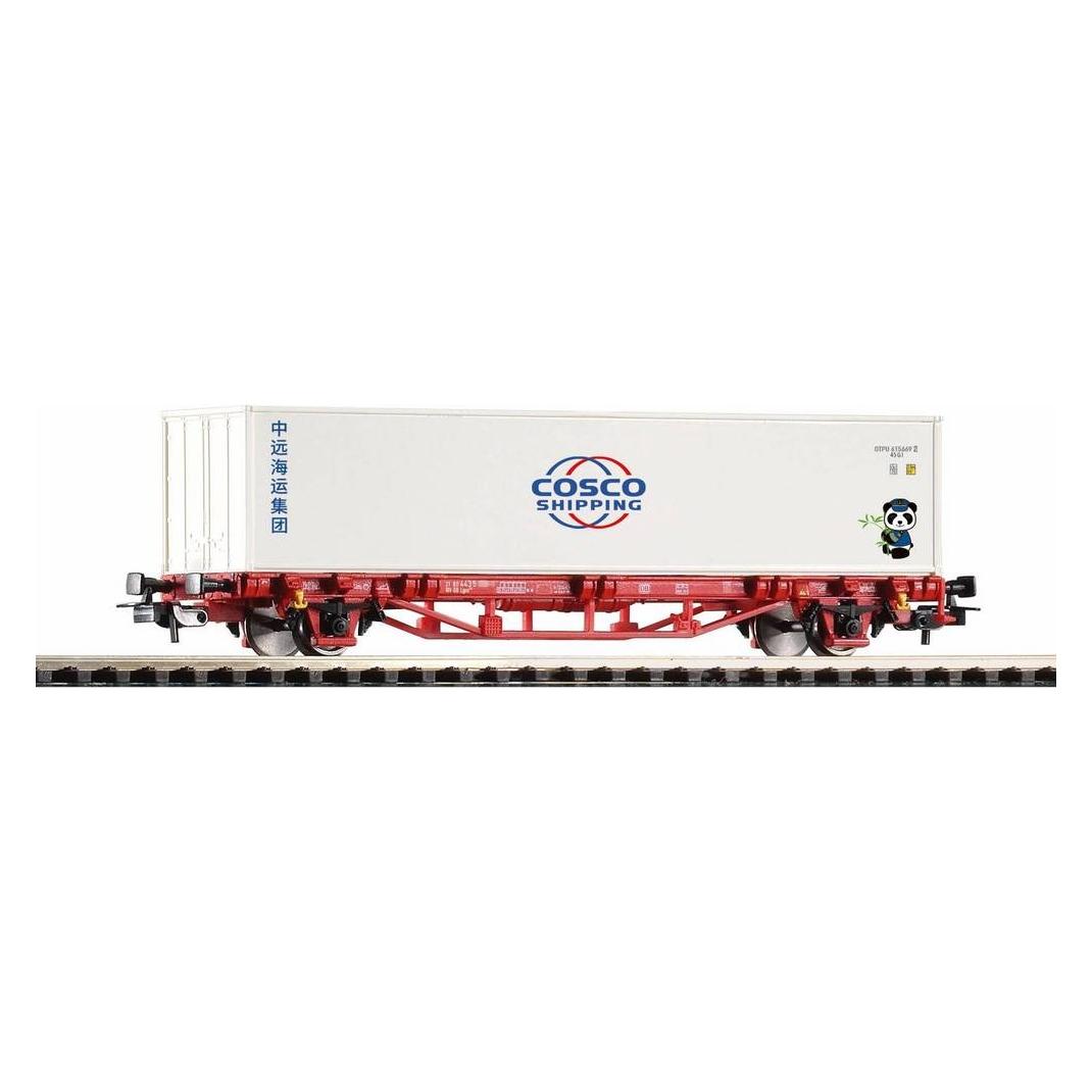 Piko Containertragwagen Lgs DB AG Cosco Container 40" mit Panda Ep VI (Spur H0) (27749)