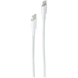 shiverpeaks Ladekabel USB-C Stecker > 8-pin Stecker weiß 1m