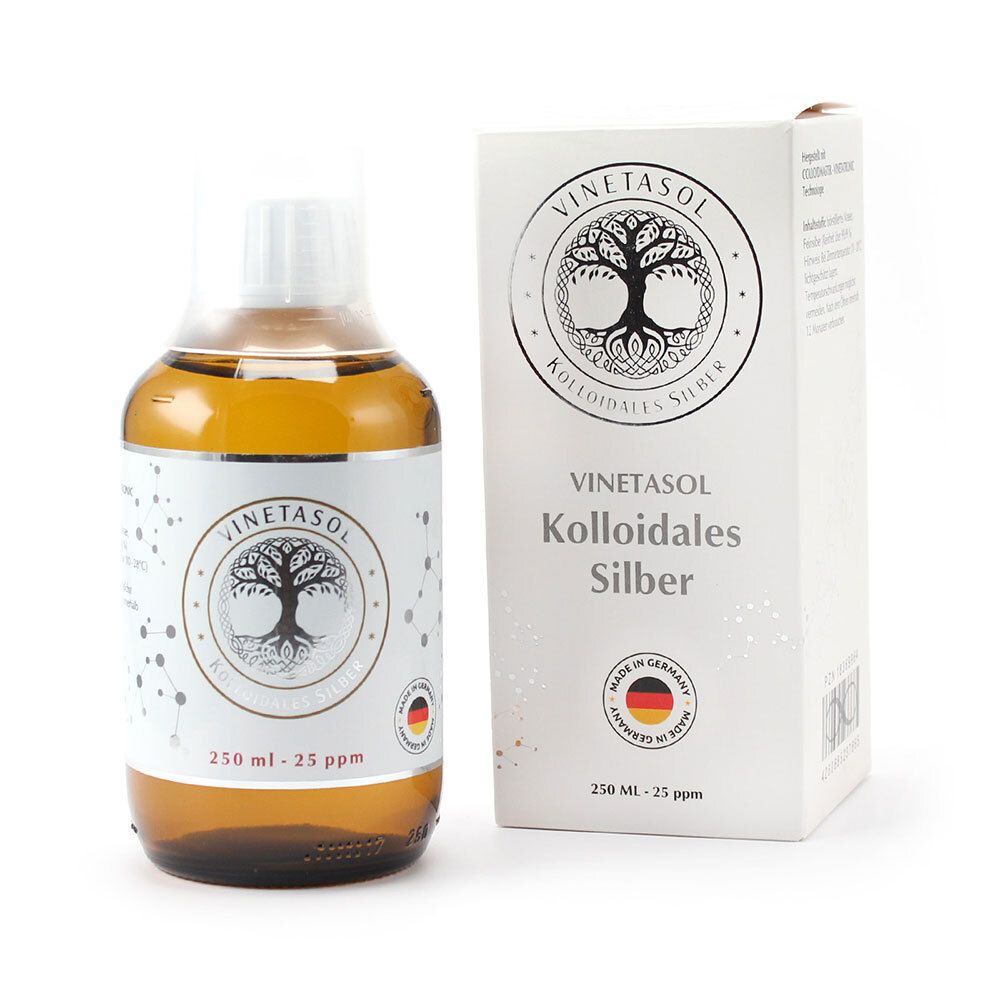 Vinetasol kolloidales Silber 25 ppm 250 ml Flüssigkeit