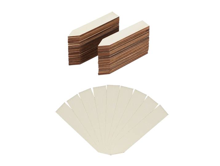 Pflanzenstecker Holz 60er-Set Hellbraun