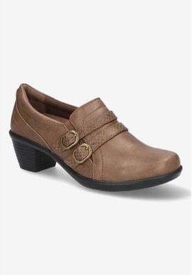 Women's Stroll Booties by Easy Street in Taupe (Size 8 M)