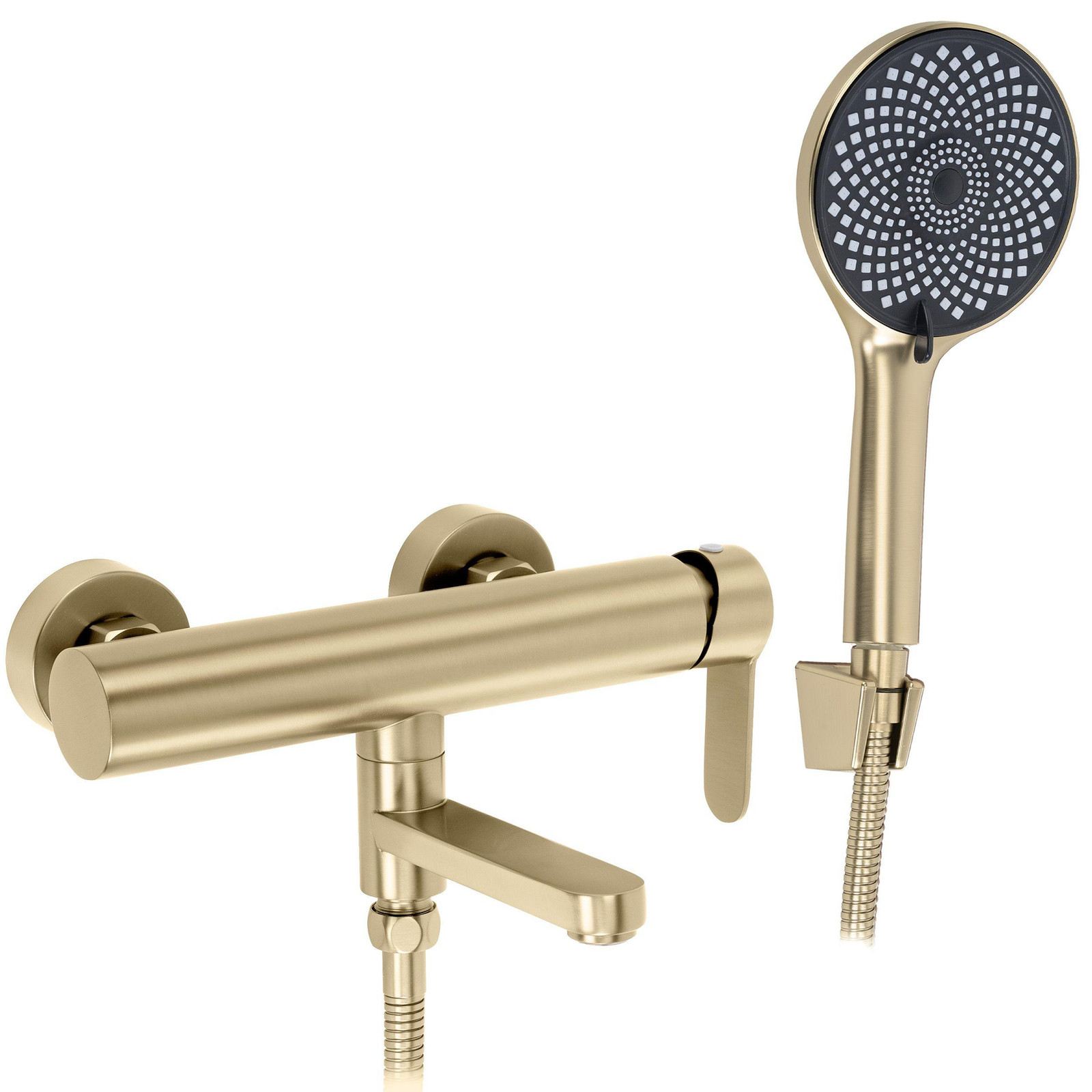Rea Badkraan Arcos met draaibare uitloop Brushed Gold