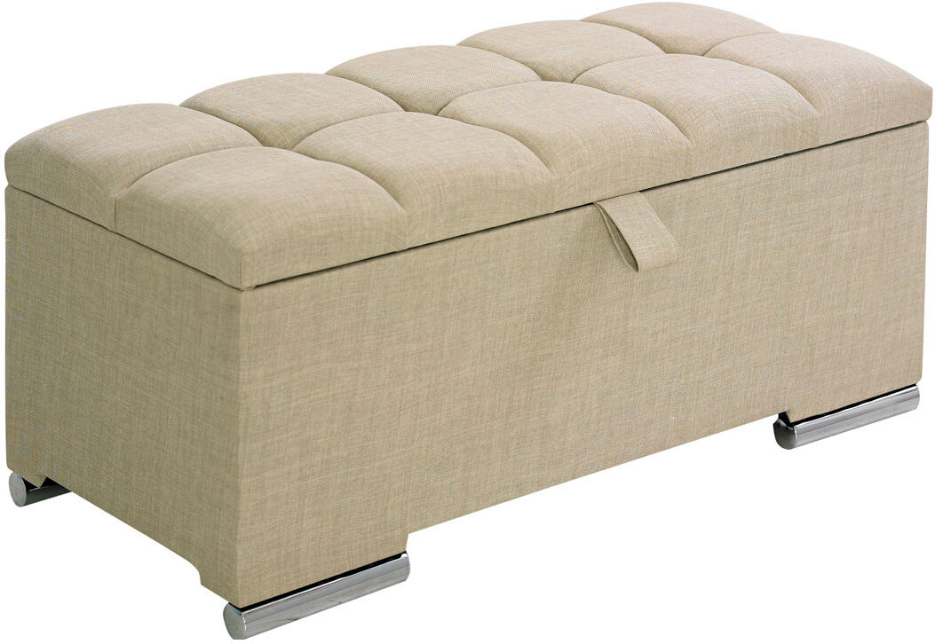 Ebern Designs Chestle Upholstered Velvet Lift Up Storage Ottoman Bed Charcoal Double (4'6)