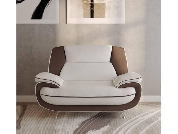 Kaiser Möbel Sessel modern für das Wohnzimmer, Stoff Kronos,PALERMO (Einzelstück, Einzelsessel), ergonomische Rückenlehne,formstabil und langlebig