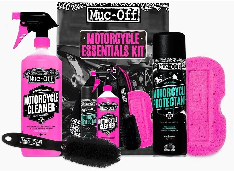 Kit Pulizia moto Muc Off Motorcycle Essential kit taglia unica