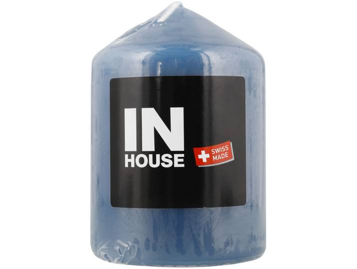 Inhouse Zylinderkerze 80x115mm petrol