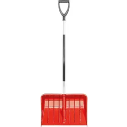 Ideal-Schneeräumer Kunststoff 55cm breit Leichtmetall-Rohrstiel