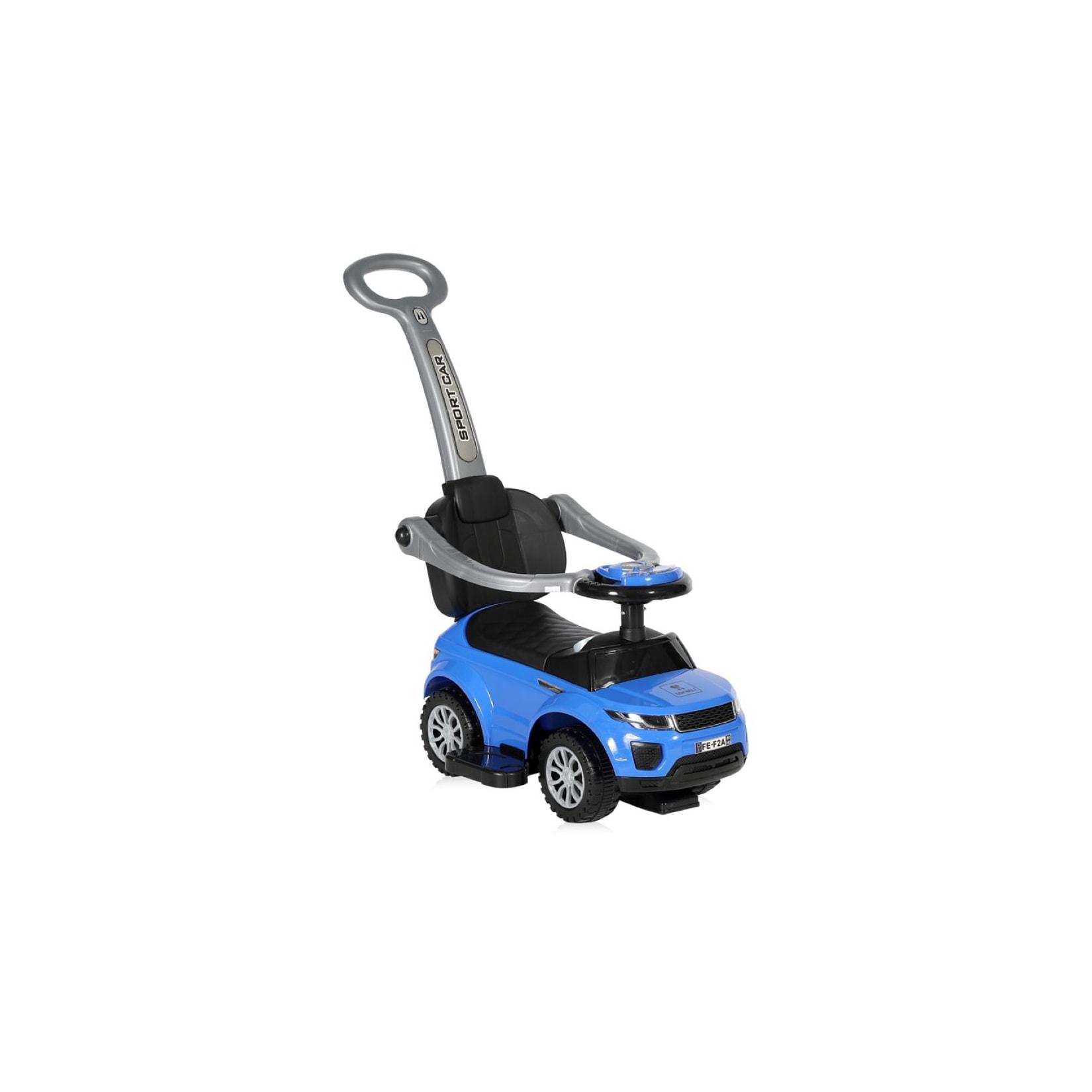 Lorelli Rutscher 3 in 1 Kinderauto Off Road Schiebegriff Musik Rückenlehne blau