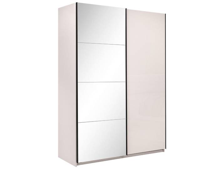 P & B Schiebetürenschrank, Kaschmir, 4 Fächer, 150x210x62 cm, in verschiedenen Größen erhältlich, Schlafzimmer, Kleiderschränke, Schwebetürenschränke