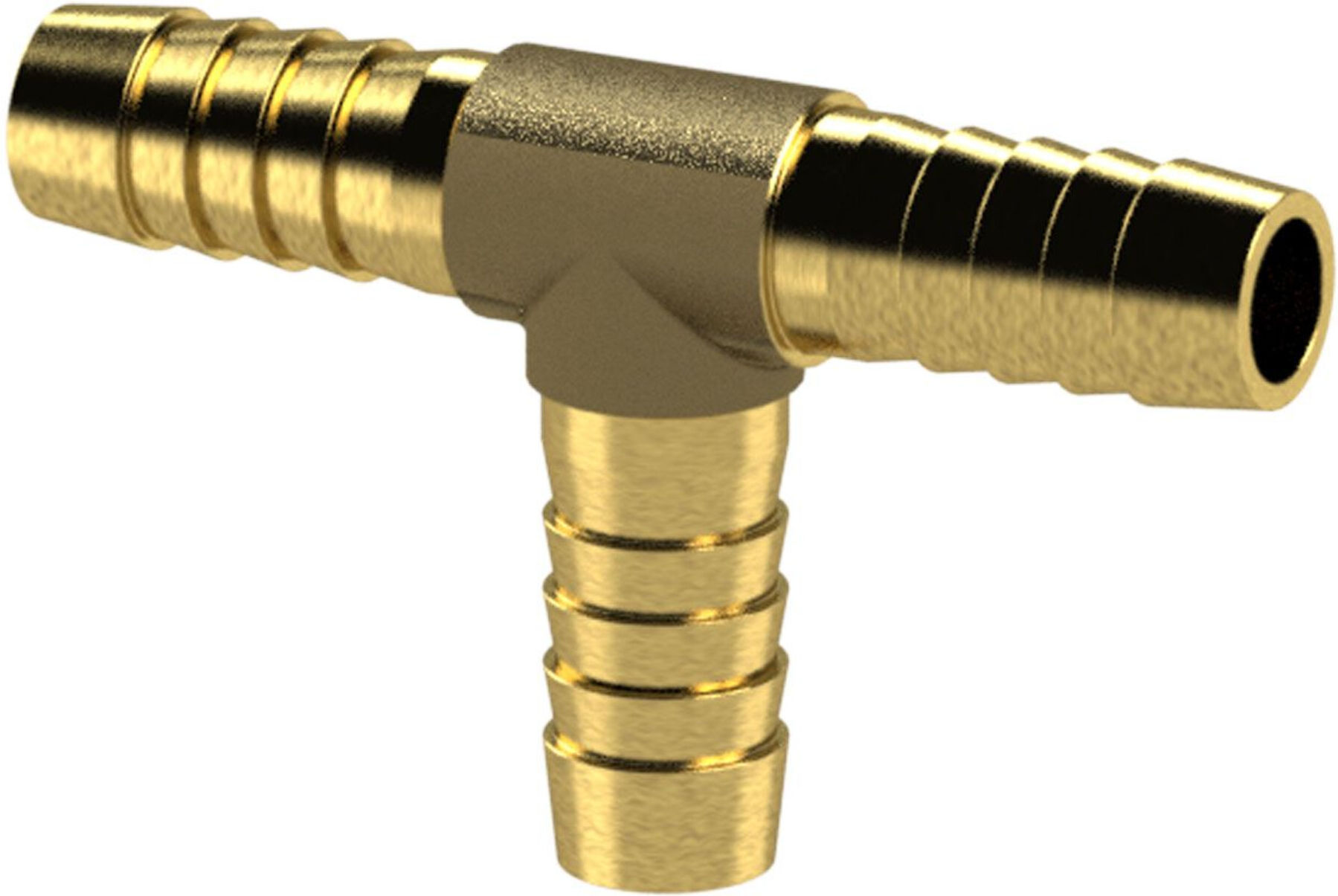 Riegler T-Schlauchverbindungsstutzen, für Schlauch LW 5 mm, Messing (171 A)