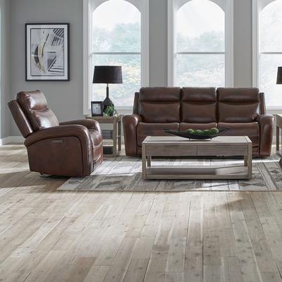 Liberty Furniture Blair Living Room Power Leather Sets - Sofa, Recliner, Loveseat