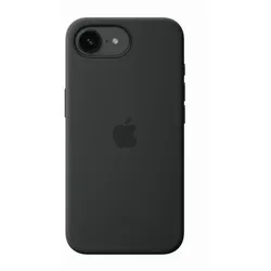 Apple Silikon Case iPhone 16e (schwarz)
