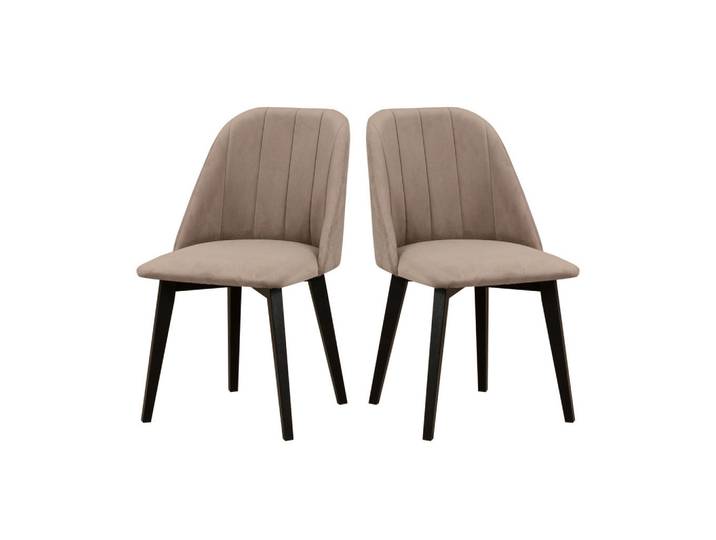 Leaf Design Stuhl 2er Set Monti 3, schwarz, riviera 16, nähte: gerade, Schwarz, Perlmutt, Holz, Echtholz,Buche, Holz Optik, 48x83x47 cm, Esszimmer, Stühle