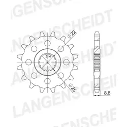 Supersprox Ritzel 525 16Z
