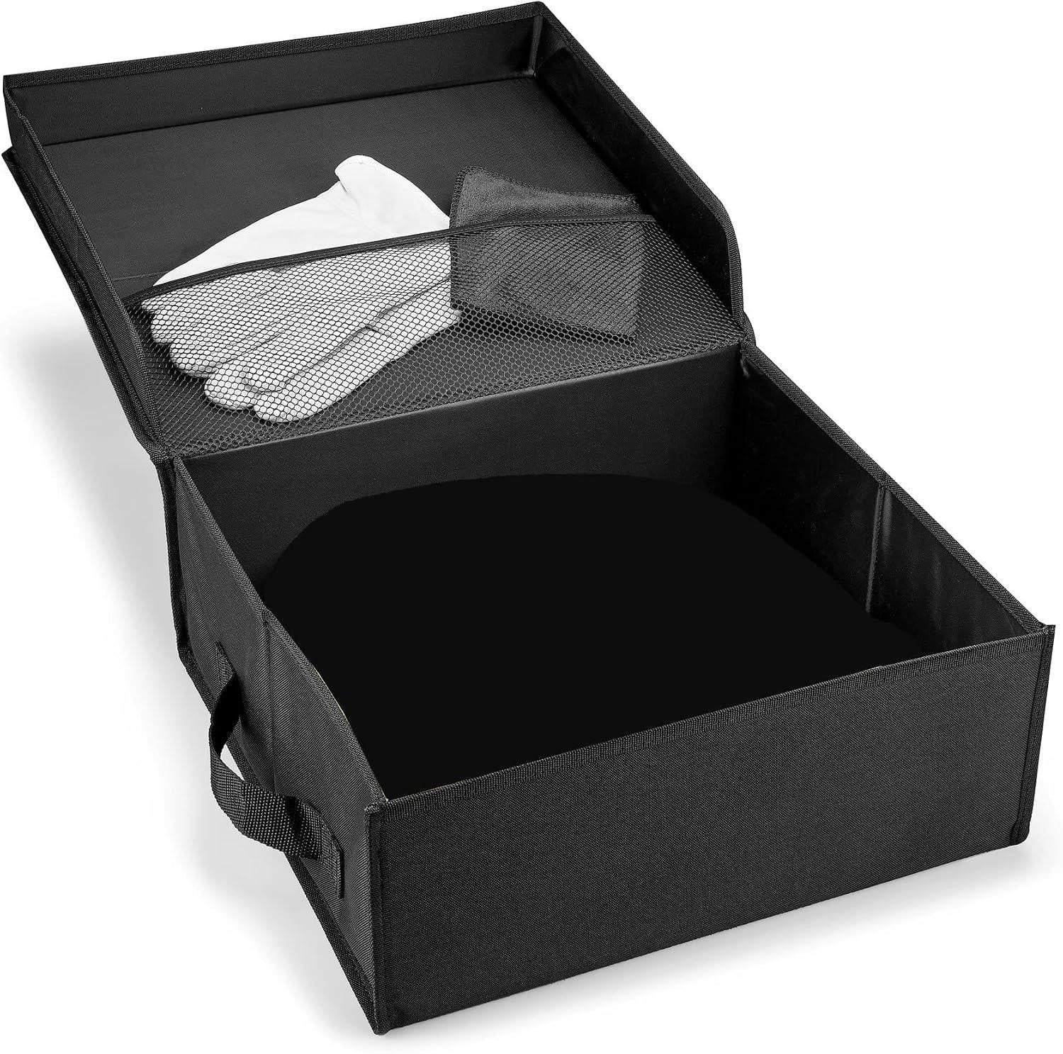 Vouwbox opbergdoos voor elektrische auto laadkabel, zwart