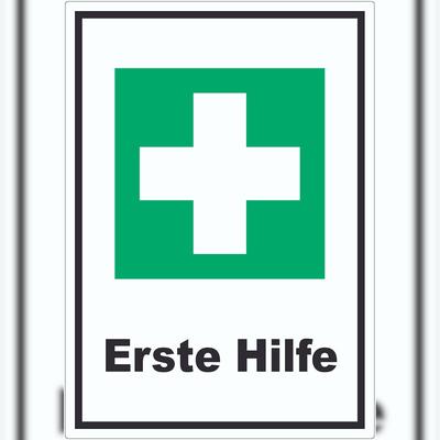 HB-Druck Erste Hilfe Aufkleber A7 (74x105mm)