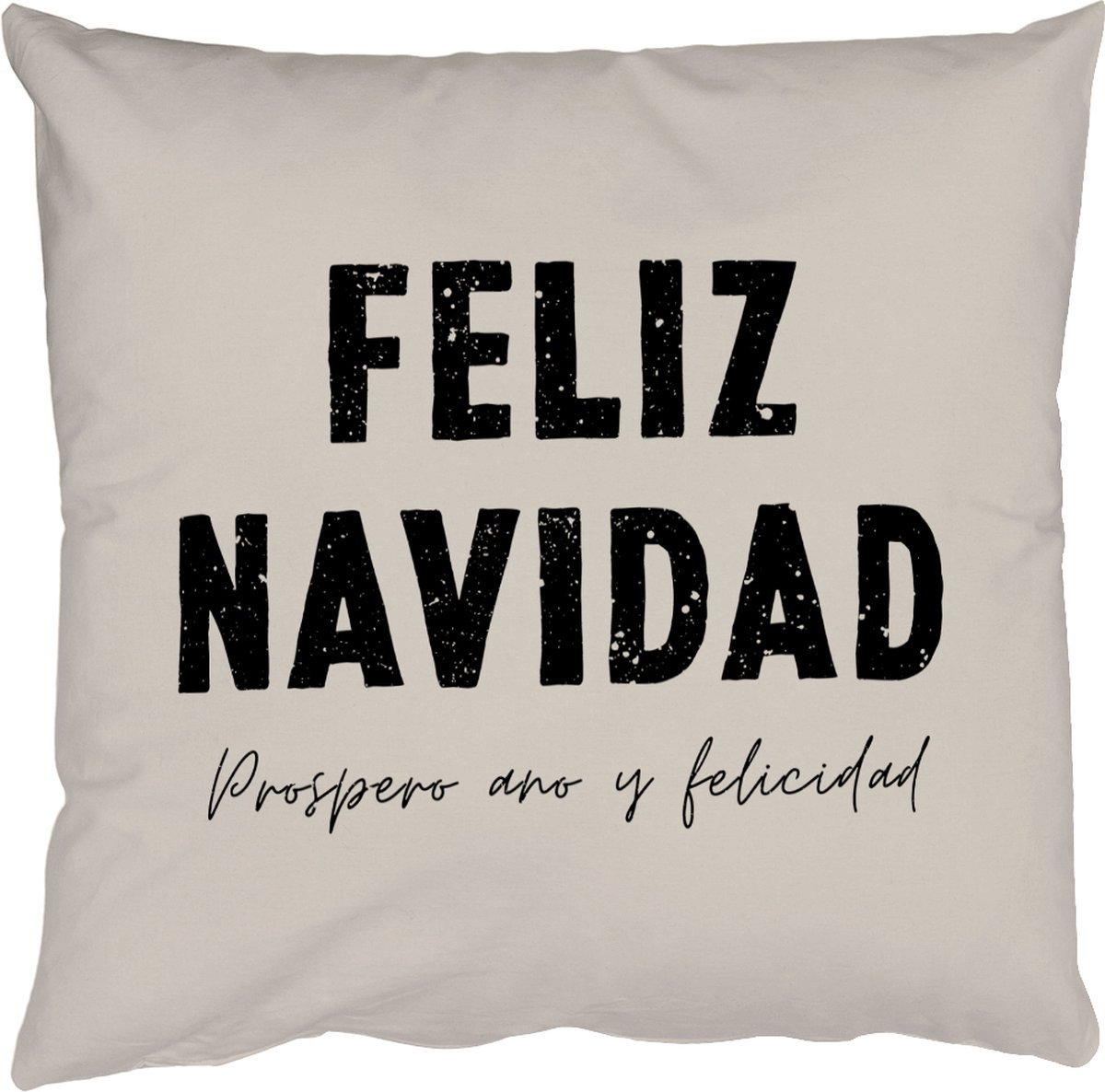 PillowMonkey Sierkussen Kerstmis Feliz Navidad 40 x 40 cm