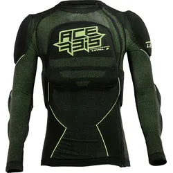 Acerbis X-Fit Future, Protektorenshirt - Schwarz/Neon-Gelb - S/M