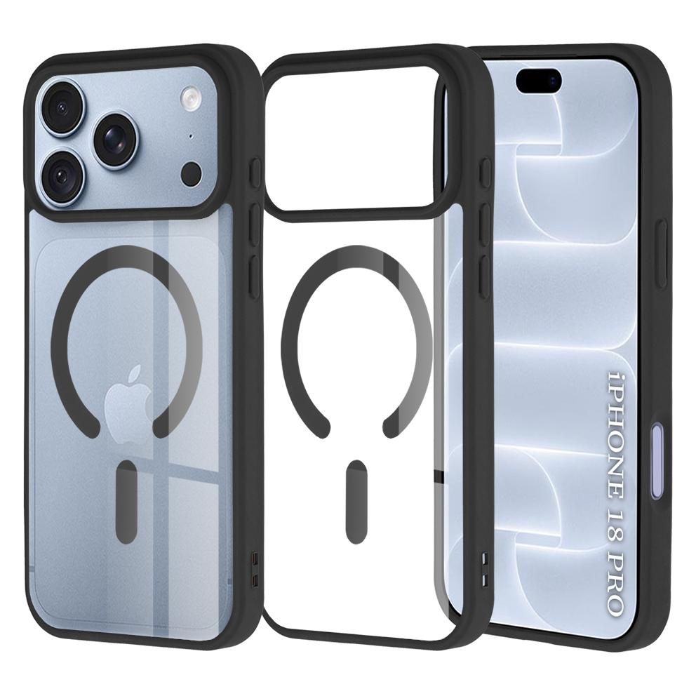 Techsuit - MagSafe Pro - iPhone 18 Pro / iPhone 17 Pro - Black (Apple iPhone 17 Pro, Apple iPhone 18 Pro) (72059919)