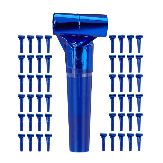 Relaxdays Roltongen 50 stuks, Multicolour, BPA-vrij Polypropyleen