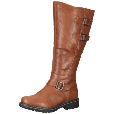 Stiefel REMONTE "Remonte Stiefel Lederimitat", Damen, Gr. 36, cuoio, Lederimitat, Schuhe Stiefel