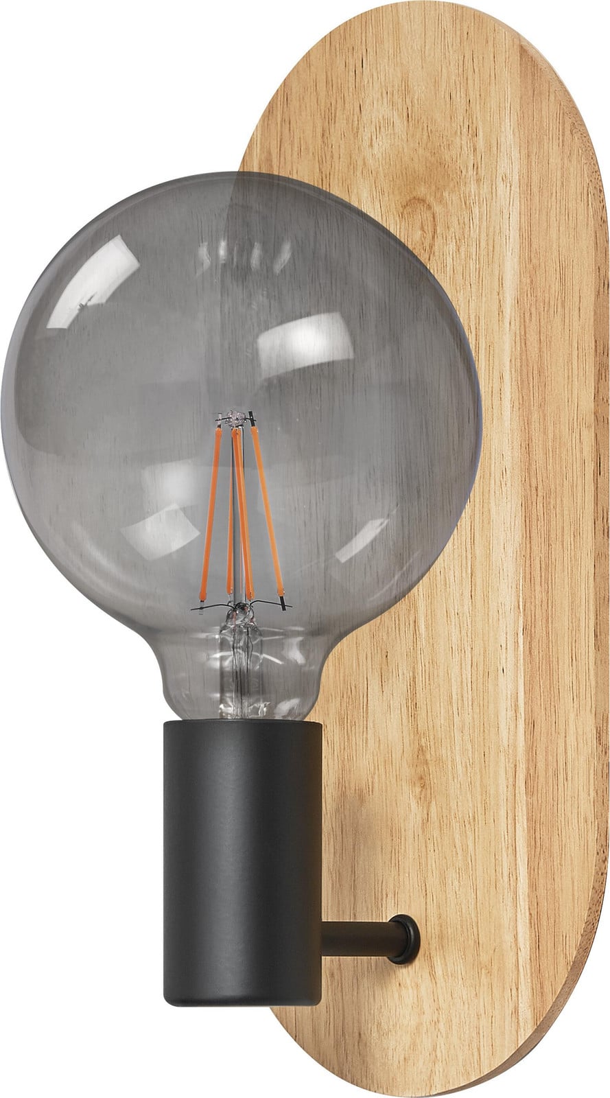 Osram Decor Wood Wandlamp - Zwart - E27-fitting - IP20