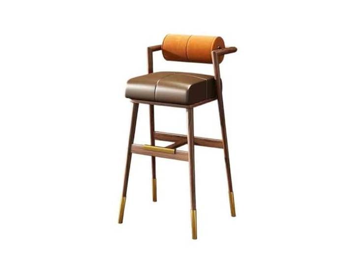 9bbhfJw4R Höhenhocker Barhocker aus Holz, hohe, vordere