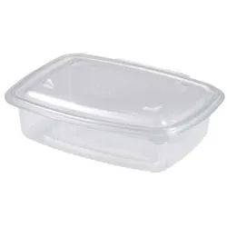 HOT FORM Ovale Klappschalen PP hotty 23,3 x 17,8 x 8,1 cm - 2000 ml (200 Stück)