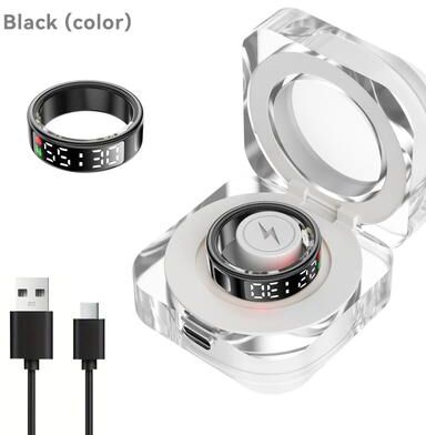Uplift Essentials Health & Fitness Smart Ring Precision Sleep Tracking & Motion Monitoring black 11