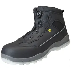 AS Arbeitsschutz S3 Sicherheitsstiefel Sport Step Mid Fit | Gr. 37 | Vollleder | schwarz