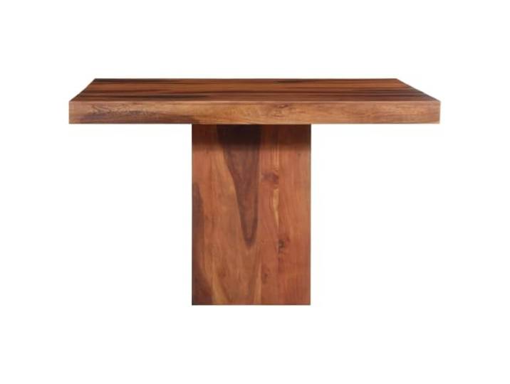 KDACVBMG Esstisch, 120 x 120 x 77 cm, Akazienholz, massiv Massives Akazienholz, 120 x 120 x 77 cm, glatte Oberfläche, pflegeleicht, Verwendung im Innen- und Außenbereich